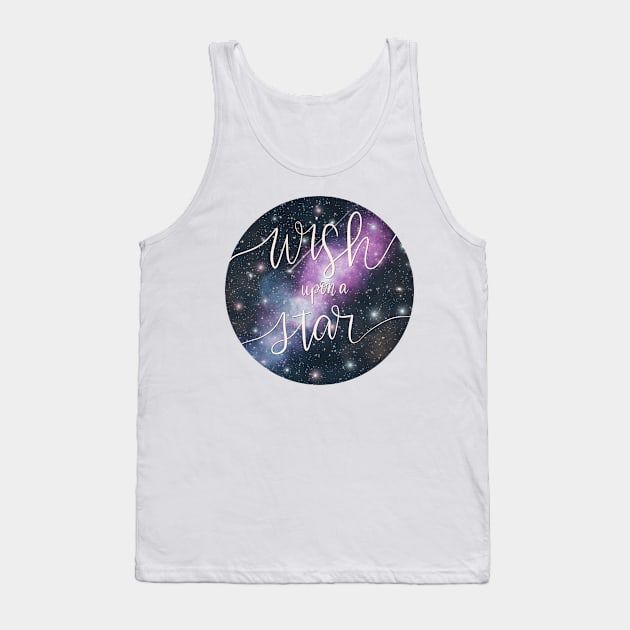 Wish Upon a Star Tank Top by Pink Anchor Digital